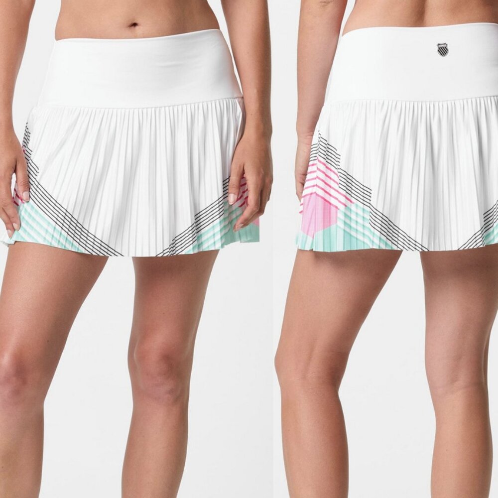 K-Swiss x Lucky In Love Pleated Skort White Small